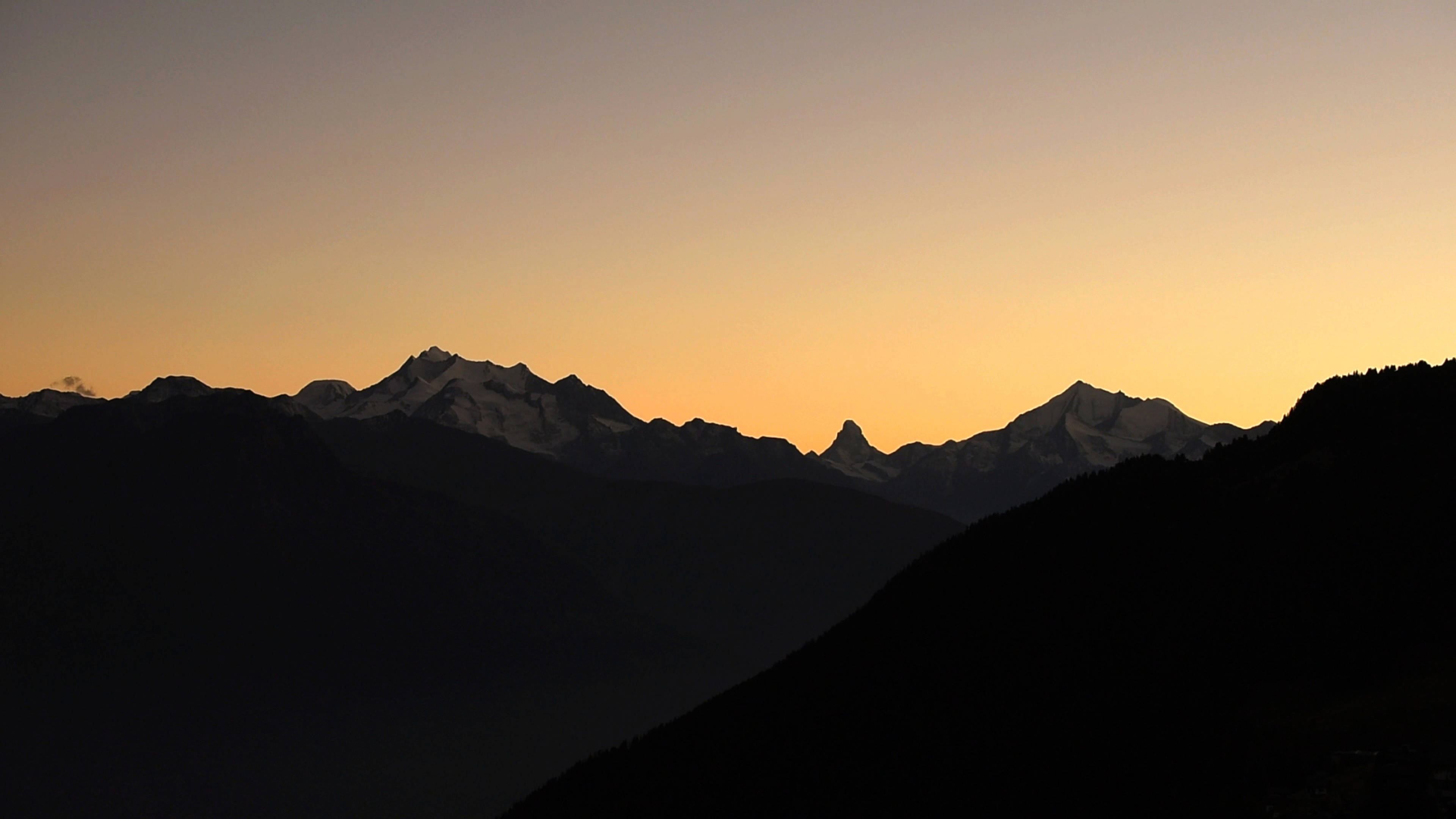 Oneness - film still - Riederalp and Matterhorn